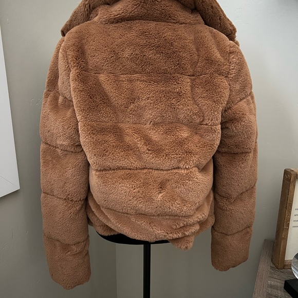 Abercrombie & Fitch Brown Puffer Jacket - Picture 2 of 3